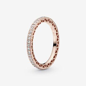 Pandora Sparkle & Hearts Ring